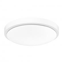  9128-FM13 WHT-OP - Gabi WHT Flush Mount in Matte White with Opal Shade